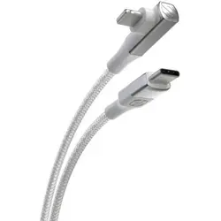 Scosche StrikeLine™ USB-C® na pravokutni Lightning® kabel, 1.8m, bijeli 