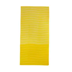 Essenza Bath prugasti ručnik za plažu - žuti, 70x150 cm 