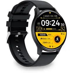 KSIX smartwatch Core, AMOLED 1.43” zaslon, 5 dana aut., Zdravlje i sport, crni 