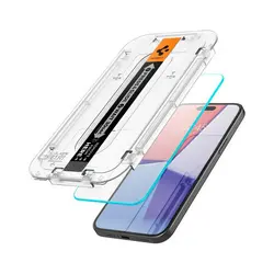 Spigen iPhone 15 Plus zaštitno staklo za ekran telefona, Glass tR EZ Fit, 2 kom (AGL06883) 