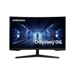 Samsung monitor Odyssey G5 LC27G55TQBUXEN monitor, VA, 27“, 16:9, 2560x1440, 144Hz, pivot, HDMI, DVI, Display port, USB 