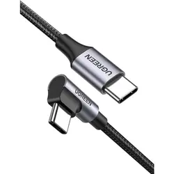 Ugreen USB-C na kutni USB-C kabel 60W 2M 