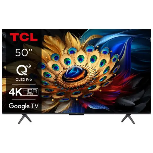 4K QLED TV s Google TV-om 50C655