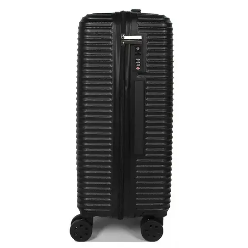 veliki putni kofer L crni ABS Aviator