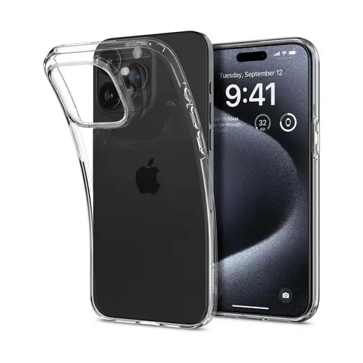 iPhone 15 Pro zaštitna maska za telefon, Liquid Crystal, prozirna (ACS06699)
