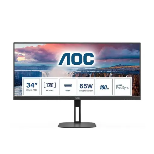 monitor U34V5C, 34“, HDMI, DP, USB-C, HAS, 100HZ